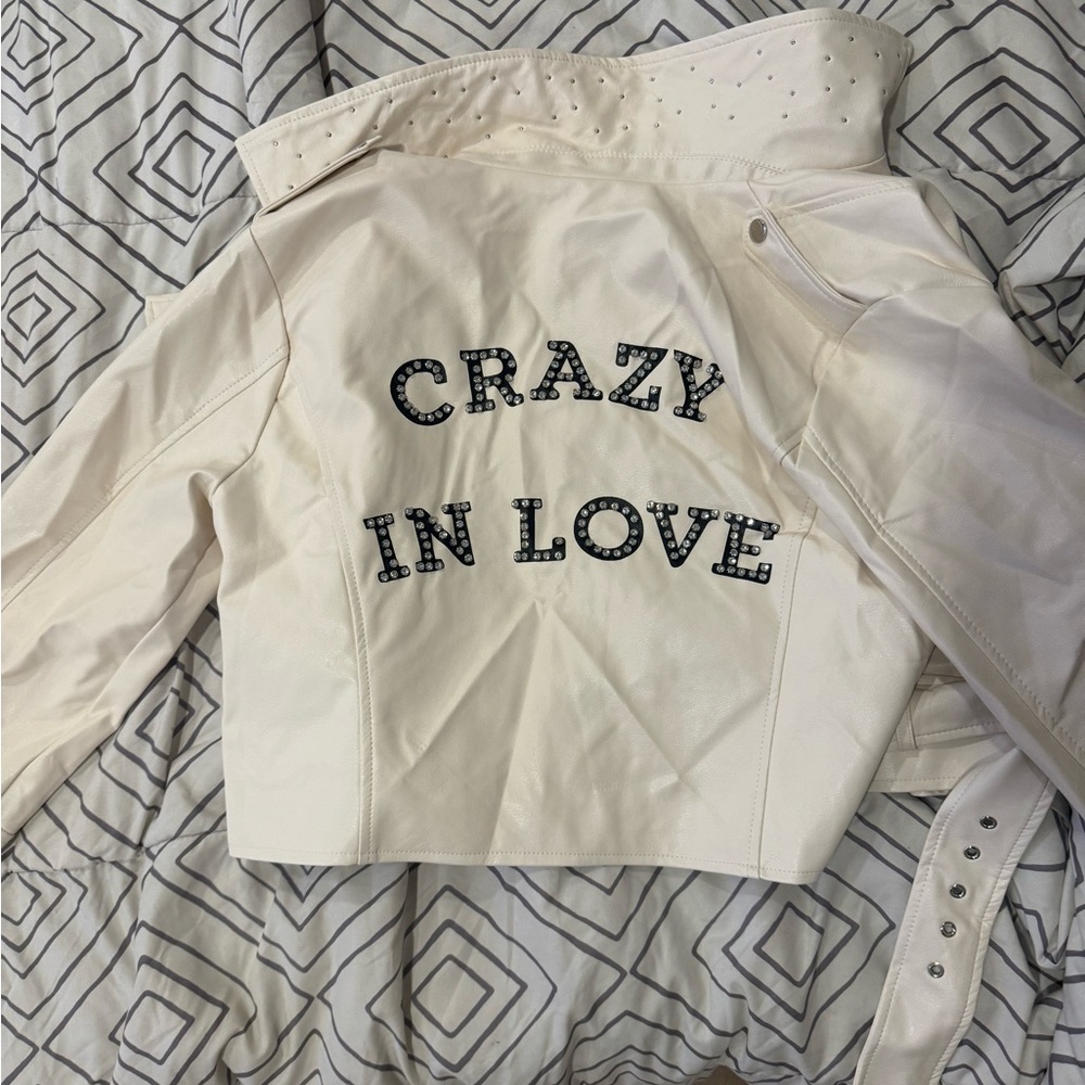 Crazy in love leather jacket